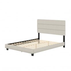 Thebedroomstore.com Sicily Linen Upholstered Platform Bed Platform Beds
