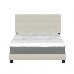 Thebedroomstore.com Sicily Linen Upholstered Platform Bed Platform Beds