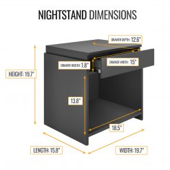 Thebedroomstore.com Sydney Nightstand