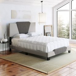 Thebedroomstore.com Tuscany Linen Upholstered Bed Upholstered Beds