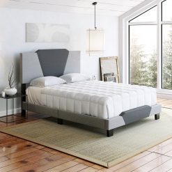 Thebedroomstore.com Tuscany Linen Upholstered Bed Upholstered Beds