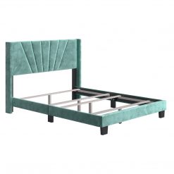 Thebedroomstore.com Platform Beds Valencia Velour Upholstered Bed