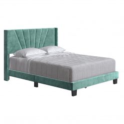 Thebedroomstore.com Platform Beds Valencia Velour Upholstered Bed