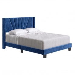 Thebedroomstore.com Platform Beds Valencia Velour Upholstered Bed