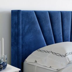 Thebedroomstore.com Platform Beds Valencia Velour Upholstered Bed