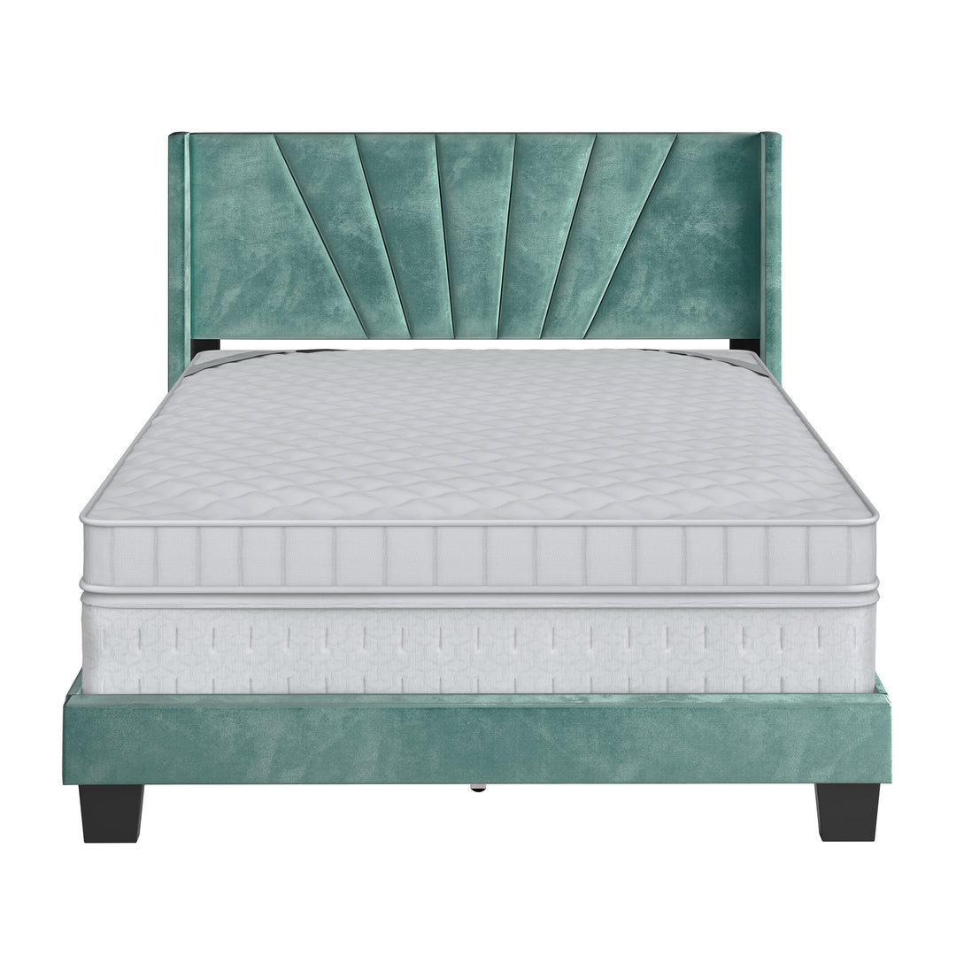 Thebedroomstore.com Platform Beds Valencia Velour Upholstered Bed