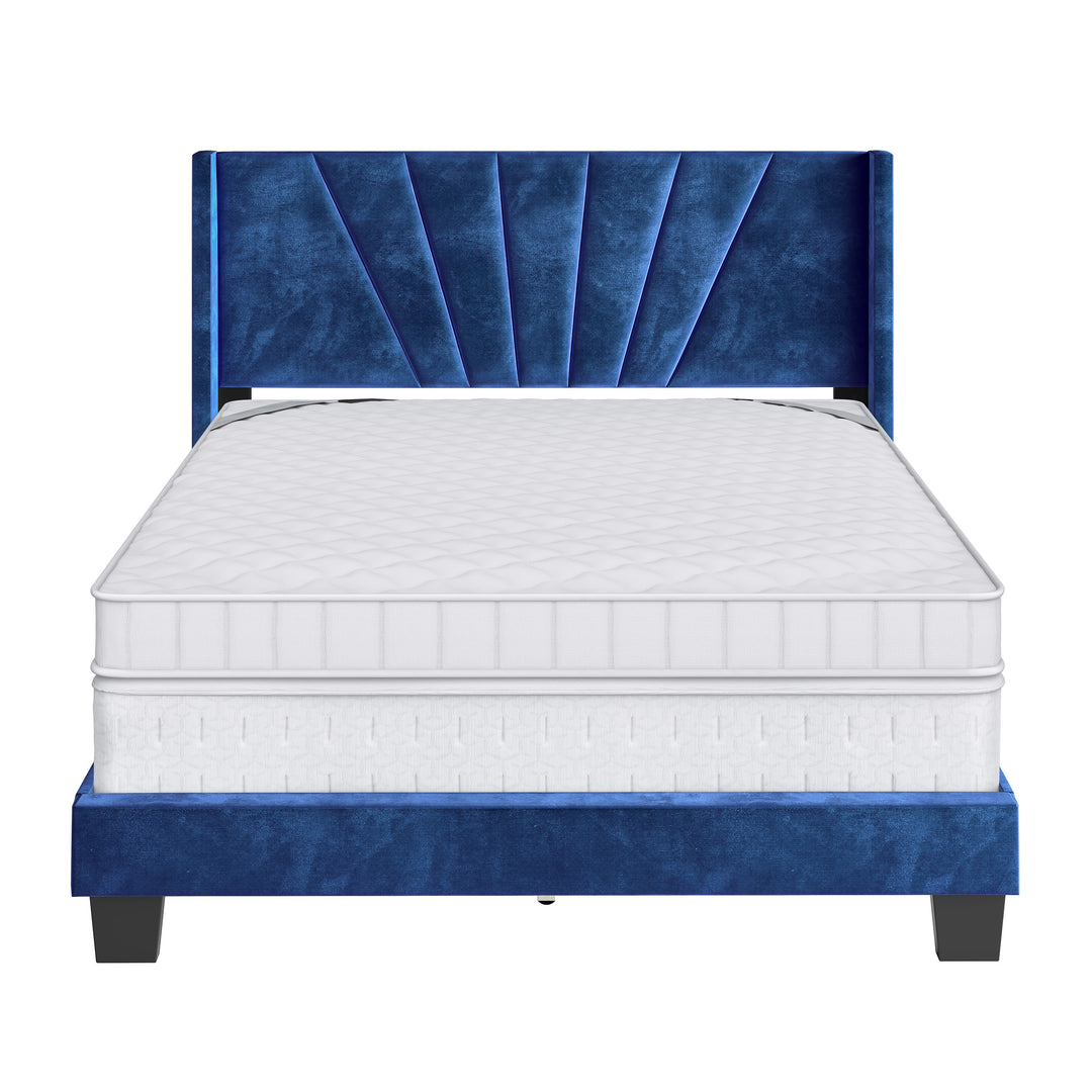 Thebedroomstore.com Platform Beds Valencia Velour Upholstered Bed