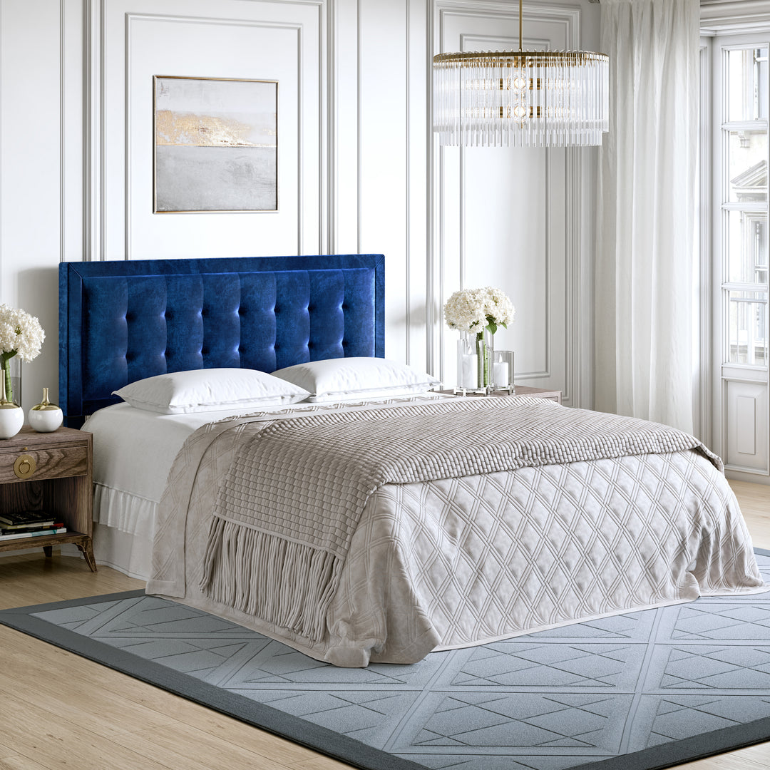 Thebedroomstore.com Zoe Velour Upholstered Headboard