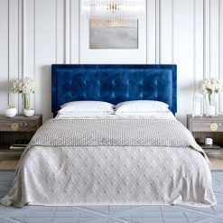 Thebedroomstore.com Zoe Velour Upholstered Headboard