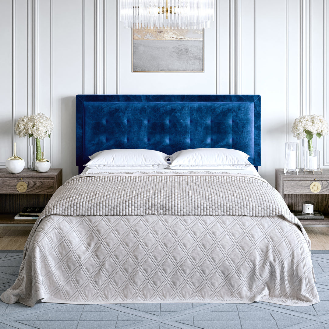 Thebedroomstore.com Zoe Velour Upholstered Headboard