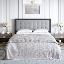 Thebedroomstore.com Zoe Velour Upholstered Headboard