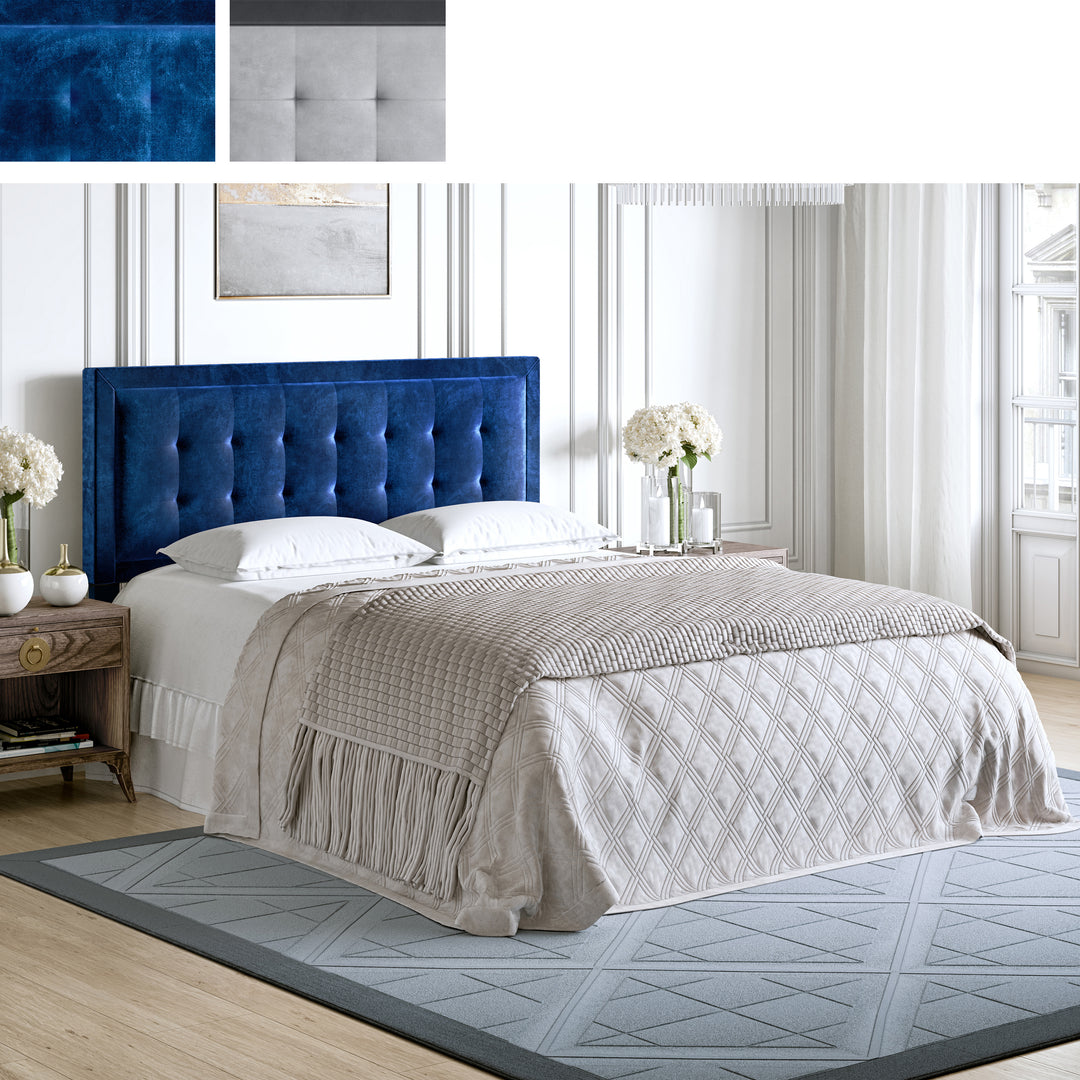 Thebedroomstore.com Zoe Velour Upholstered Headboard