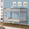 Thebedroomstore.com Silver Metal Bunk Bed