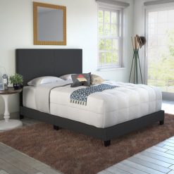 Thebedroomstore.com Platform Beds Milan Upholstered Linen Bed