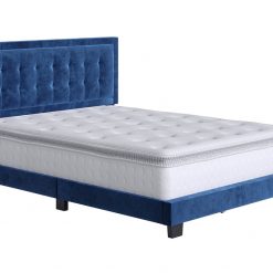 Thebedroomstore.com Pisa Velour Upholstered Platform Bed