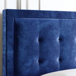 Thebedroomstore.com Pisa Velour Upholstered Platform Bed