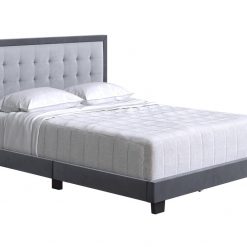 Thebedroomstore.com Pisa Velour Upholstered Platform Bed