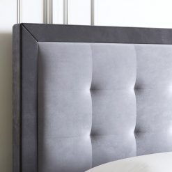 Thebedroomstore.com Pisa Velour Upholstered Platform Bed